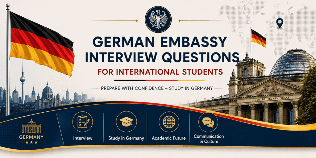 German Embassy Interview Questions for Students | Complete Preparation for a Student Visa