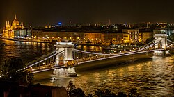 Study in Hungary for international students 250px SzC3A9chenyi Chain Bridge In Budapest At Night