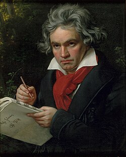 250px Joseph Karl Stieler27s Beethoven Mit Dem Manuskript Der Missa Solemnis