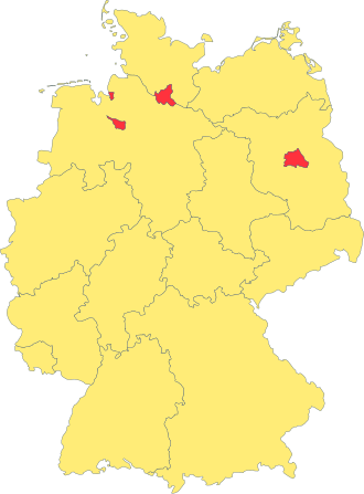 330px Map Of Lands Of Germany 28Area States And City States29.svg