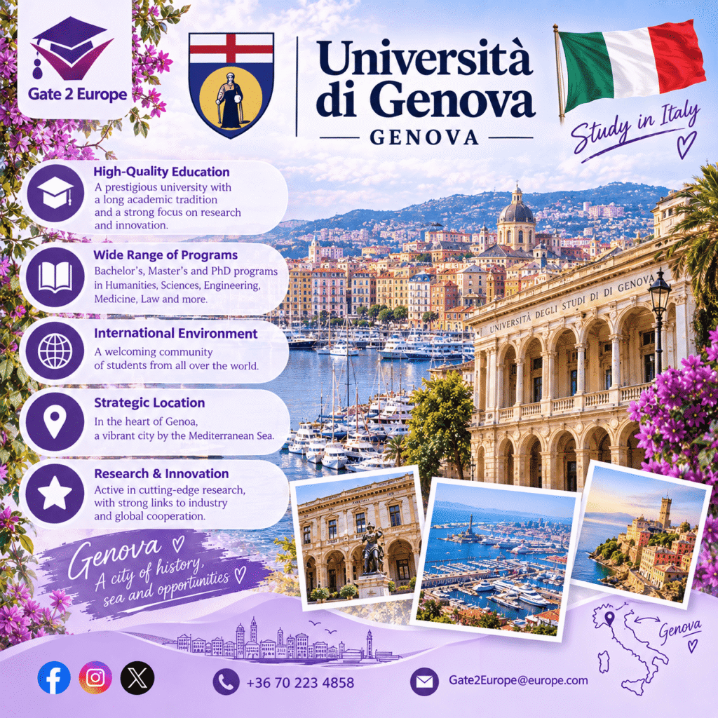 Università degli Studi di Genova - UniGe-Italy Università degli Studi di Genova - UniGe-Italy